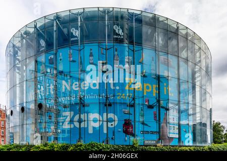 The Odeon BFI IMAX Cinema London, Großbritannien. Stockfoto