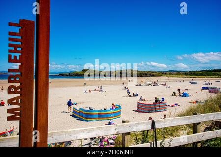 Marble Hill Beach in Dunfanaghy in North County Donegal, Irland Stockfoto