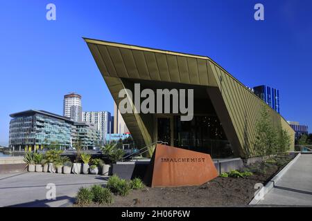 The Alchemist Cocktailbar, Salford Quays, Manchester, Lancashire, England, VEREINIGTES KÖNIGREICH Stockfoto