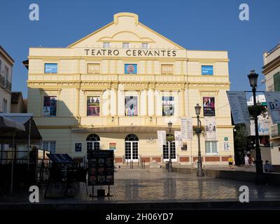 Teatro Cervantes - Cervantes Theater, Malaga, Spanien. Stockfoto