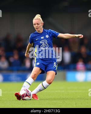 Kington upon Thames, England, 10. Oktober 2021. Sophie ingle von Chelsea während des Spiels der FA Women’s Super League in Kingsmeadow, Kington upon Thames. Bildnachweis sollte lauten: David Klein / Sportimage Stockfoto