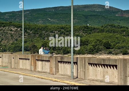 Der Sichar-Stausee in Ribesalbes, Provinz Castellon, Spanien, Europa Stockfoto