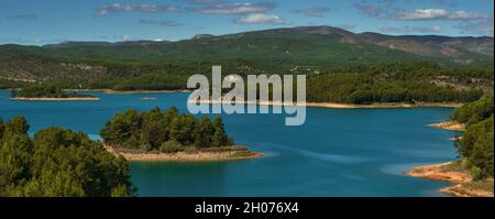 Der Sichar-Stausee in Ribesalbes, Provinz Castellon, Spanien, Europa Stockfoto