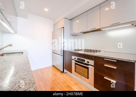High-End-Apartment Küche Stockfoto