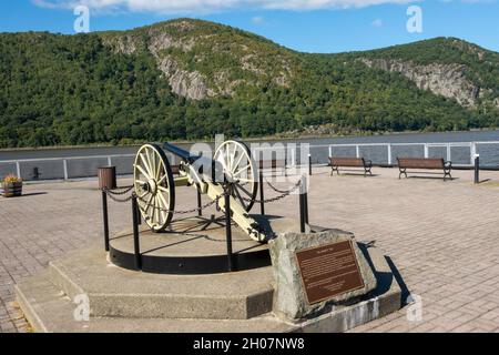 Cold Spring ist ein historisches Dorf am Hudson River im US-Bundesstaat New York Stockfoto