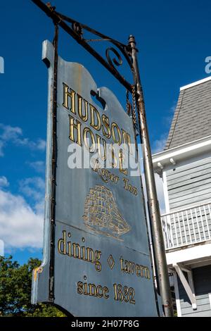 Cold Spring ist ein historisches Dorf am Hudson River im US-Bundesstaat New York Stockfoto