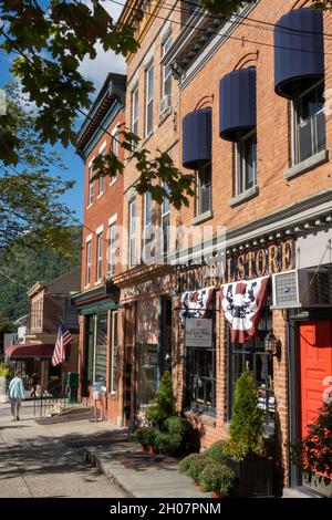 Cold Spring ist ein historisches Dorf am Hudson River im US-Bundesstaat New York Stockfoto