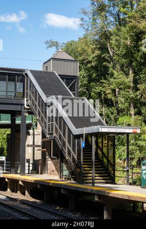 Cold Spring ist ein historisches Dorf am Hudson River im US-Bundesstaat New York Stockfoto
