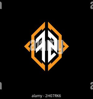 Initial Logo Monogramm Brief, Logo-Design, Logo Brief, Monogramm Design Vorlage, Monogramm Initial. Stock Vektor