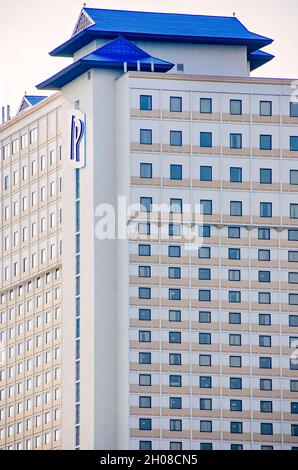 Das IP Casino Resort ist am 9. Oktober 2021 in Biloxi, Mississippi, abgebildet. Das IP Casino in Back Bay Biloxi wurde 1997 als Imperial Palace eröffnet. Stockfoto