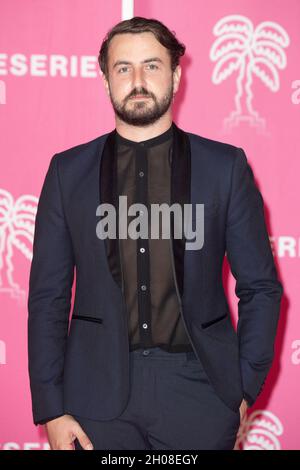 Niels Rahou nimmt am 11. Oktober 2021 an der 4. Ausgabe des Internationalen Filmfests der Serie Cannes (Canneseries) in Cannes Teil. Foto von David Niviere/ABACAPRESS.COM Stockfoto