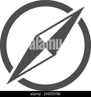 Kompass Logo Vorlage Vektor icon Abbildung design Stock Vektor