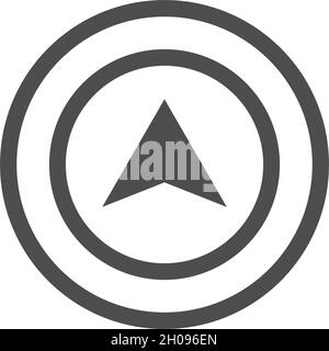 Kompass Logo Vorlage Vektor icon Abbildung design Stock Vektor