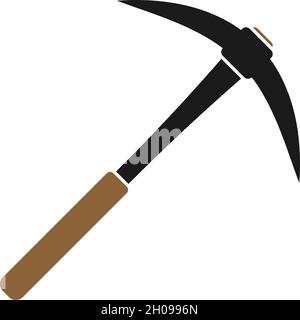 Pickaxe Symbol Design Vorlage Illustration isoliert Vektor Stock Vektor