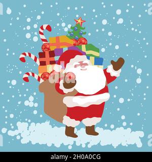 Weihnachtsmann-Illustration Stock Vektor