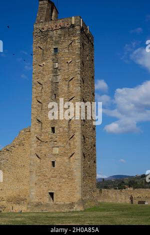 Turm, Castiglion Fiorentino, Toskana, Italien, Europa Stockfoto