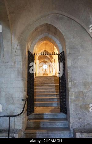 Kathedrale Krypta San Leopardo, Osimo, Marken, Italien, Europa Stockfoto