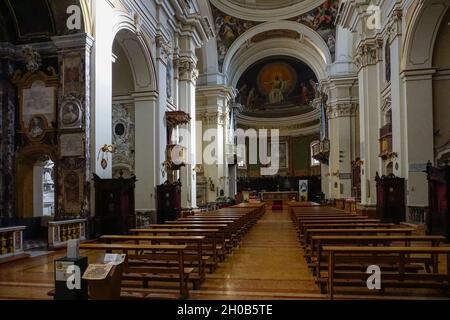 Kathedrale San Settimio Jahrhundert XVIII, Jesi, Marken, Italien, Europa Stockfoto