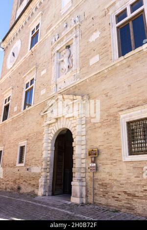 Palazzo della Signoria 15. Jahrhundert, Jesi, Marken, Italien, Europa Stockfoto