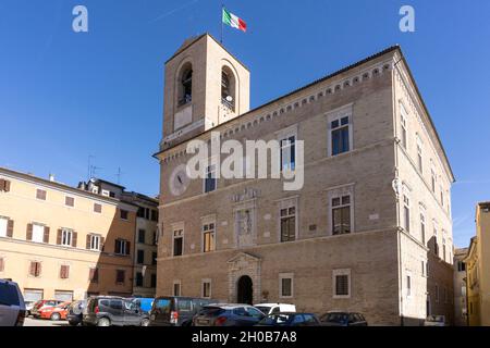 Palazzo della Signoria 15. Jahrhundert, Jesi, Marken, Italien, Europa Stockfoto