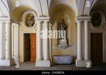 Palazzo Pianetti achtzehnten Jahrhundert, Jesi, Marken, Italien, Europa Stockfoto