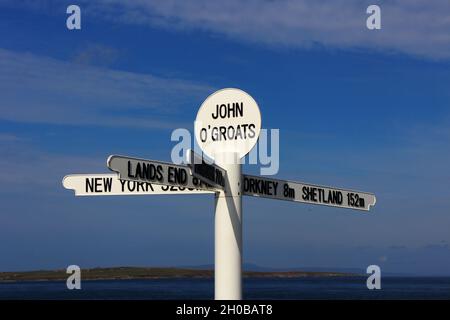 Duncansby Head und John o'Groats Stockfoto