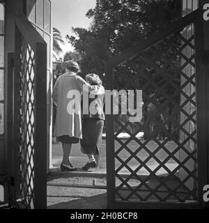 Eine Reise nach Italien, 1930er jahre. Reisen durch Italien, 1930er Jahre. Stockfoto