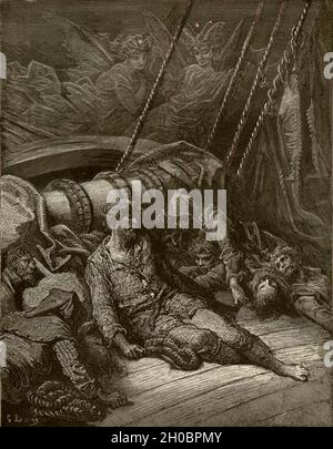 Illustration von Rime of the Ancient Mariner - Samuel Taylor Coleridge Stockfoto