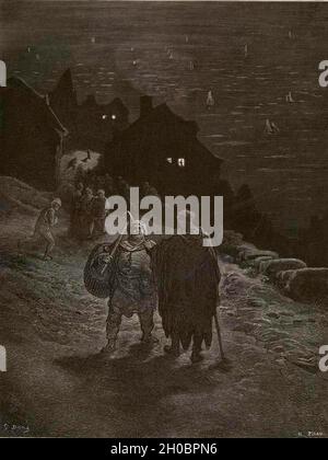 Illustration von Rime of the Ancient Mariner - Samuel Taylor Coleridge Stockfoto