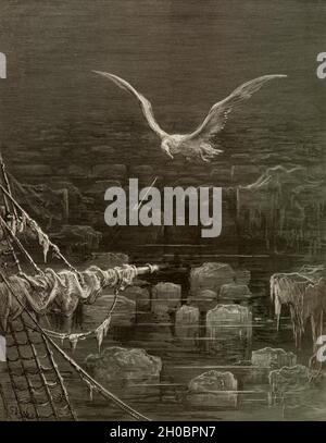 Illustration von Rime of the Ancient Mariner - Samuel Taylor Coleridge Stockfoto