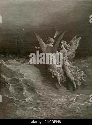 Illustration von Rime of the Ancient Mariner - Samuel Taylor Coleridge Stockfoto