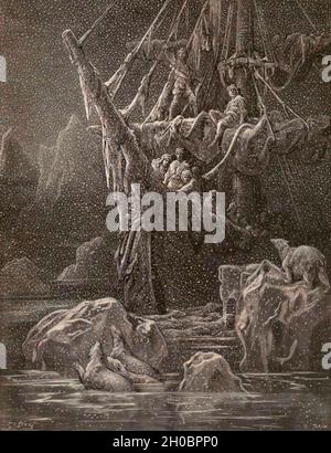 Illustration von Rime of the Ancient Mariner - Samuel Taylor Coleridge Stockfoto