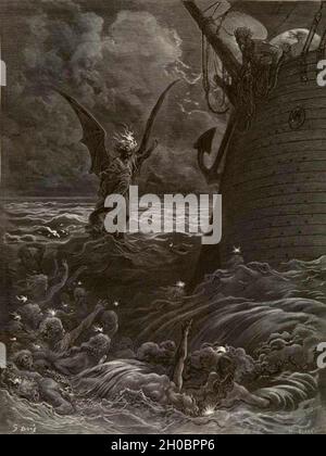 Illustration von Rime of the Ancient Mariner - Samuel Taylor Coleridge Stockfoto