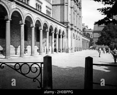 Blick in die neue Universität von Königsberg in Ostpreußen, 1930er Jahre. Blick auf die neue Universität Königsberg, Ostpreußen, 1930er Jahre. Stockfoto