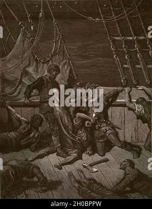 Illustration von Rime of the Ancient Mariner - Samuel Taylor Coleridge Stockfoto