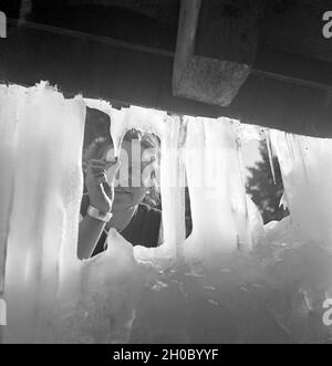 Skigebiet bin Feldberg Im Schwarzwald, 1930er Jahre Deutsches Reich. Skigebiet am Feldberg im Schwarzwald, Deutschland der 1930er Jahre. Stockfoto