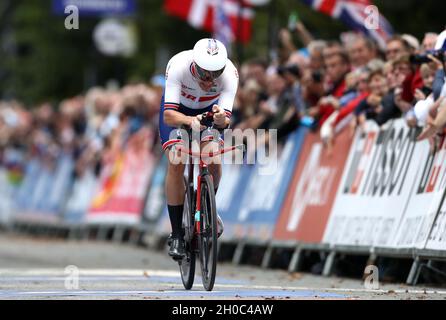 Aktenfoto vom 25-09-2019 von Alex Dowsett, Großbritannien. Ausgabedatum: Dienstag, 12. Oktober 2021. Stockfoto