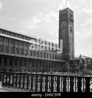 Das Deutsche Museum auf der Museumsinsel in München, Deutschland 1930er Jahre. Das Deutsche Museum in München, 1930. Stockfoto