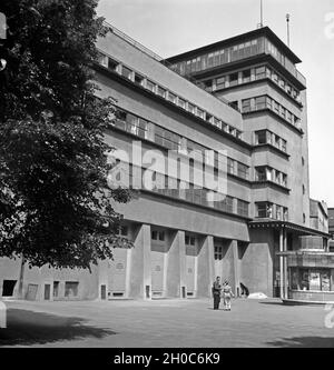 Ein Umformerwerk in Chemnitz, Deutschland 1930er Jahre. Eine Traktion Umspannwerk in Chemnitz, Deutschland 1930. Stockfoto