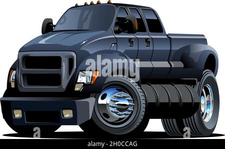 Vektorgrafik Cartoon Auto. Verfügbares EPS-10, das durch Gruppen und Ebenen getrennt ist. Stock Vektor