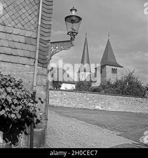 Michaelskirche in Fulda, Deutschland 1930er Jahre. Die Kirche St. Michael in Fulda, Deutschland 1930. Stockfoto