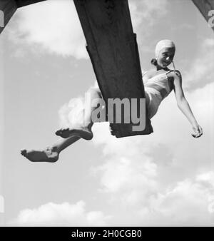 Ein Ausflug Nach Bad Rippoldsau-Schapbach, 1930er Jahre Deutsches Reich. Eine Reise nach Bad Rippoldsau-Schapbach, Deutschland der 1930er Jahre. Stockfoto