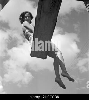 Ein Ausflug Nach Bad Rippoldsau-Schapbach, 1930er Jahre Deutsches Reich. Eine Reise nach Bad Rippoldsau-Schapbach, Deutschland der 1930er Jahre. Stockfoto