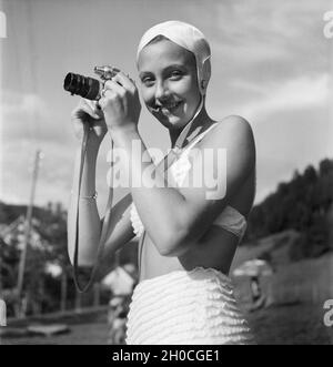 Ein Ausflug Nach Bad Rippoldsau-Schapbach, 1930er Jahre Deutsches Reich. Eine Reise nach Bad Rippoldsau-Schapbach, Deutschland der 1930er Jahre. Stockfoto
