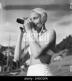 Ein Ausflug Nach Bad Rippoldsau-Schapbach, 1930er Jahre Deutsches Reich. Eine Reise nach Bad Rippoldsau-Schapbach, Deutschland der 1930er Jahre. Stockfoto