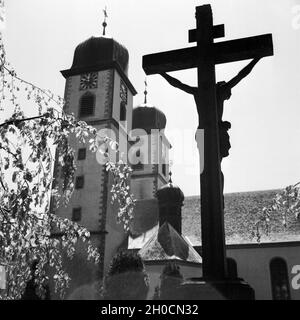 Kirche in St. Märgen Im Schwarzwald, Deutschland, 1930er Jahre. Kirche von St. Maergen im Schwarzwald, Deutschland der 1930er Jahre. Stockfoto