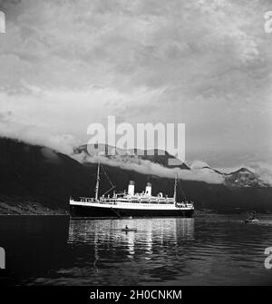 Impression einer Reise nach Norwegen, 1930er Jahre. Eine Reise nach Norwegen, 1930er Jahre. Stockfoto