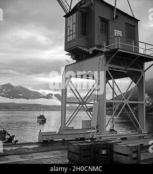 Impression einer Reise nach Norwegen, 1930er Jahre. Eine Reise nach Norwegen, 1930er Jahre. Stockfoto