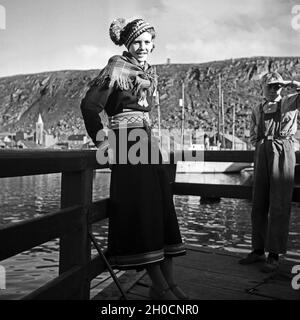 Impression einer Reise nach Norwegen, 1930er Jahre. Eine Reise nach Norwegen, 1930er Jahre. Stockfoto