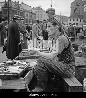 Impression einer Reise nach Norwegen, 1930er Jahre. Eine Reise nach Norwegen, 1930er Jahre. Stockfoto